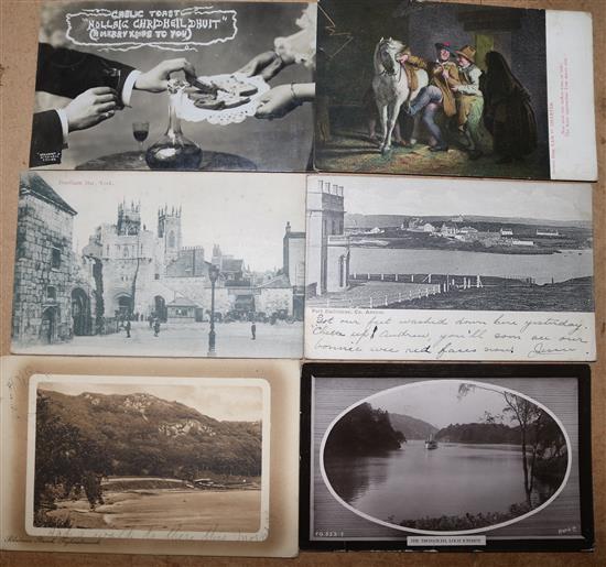 Quantity of postcards